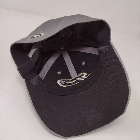 Captivating Purdue Boilermakers Hat Gray Black Stripes Embroidered Logo Train - Picture 10 of 13